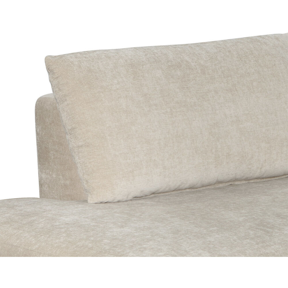 Tecoma Danny Cream Sofa Chaise, RAF